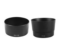 Kznifmk 2 Pcs Dedicated Bayonet Lens Hood, for EF Lens ES-71II & ET-63