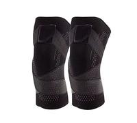 Kznifmk 2 PCS Sports Unisex Knee Pads, Meniscus Protectors, Knee Compression Sleeve,Knee Wrap,Sports Fitness Parts,L