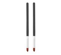 Kznifmk 2 Pieces Nail Brush Nail Poke Flower Pen Blur Rendering Pen Gradient Special Pen