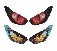 Kznifmk 2 Set Motorcycle Accessories Headlight Protection Headlight Sticker Xmax 300 Xmax 250 2017-2018, B & C