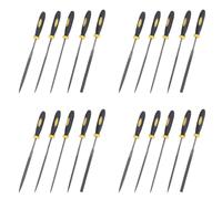 Kznifmk 20 Pieces Professional Technical Diamond File 3X140Mm Raft Needle Metal Cutting Tool Glass Metal Stone Carving