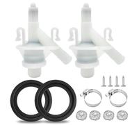 Kznifmk 2Pack 385311641 Water Valve Kit for Sealand/Toilets Series 300,310,320,321, with 2 Pcs Toilet Flush Ball Seal