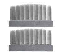 Kznifmk 2Pcs 4/4 3/4 Violin Bow Horsehair Horse Tail Comb Cleaning Tool Brush for Luthier or Students Use,