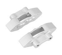 Kznifmk 2Pcs Metal Front Rear Brake Disc Calipers for SUPER BAJA 1/6 Desert Truck RC Car Upgrade Parts,Silver