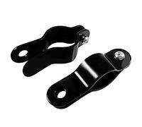Kznifmk 2PCS Motorcycle Headlight Bracket Universal Retro Headlight Mount Bracket head light lamp Holder for 35mm Fork Black
