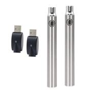 Kznifmk 2pcs Portable Electric Soldering Iron Pen 350 Battery Welding Tool 510 Thread Heat Tips Electronic Welding Repair Tools