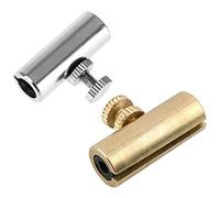 Kznifmk 2pcs Professional Metal Wolf Tone Eliminator String Mute Suppressor for Cello - Silver & Copper