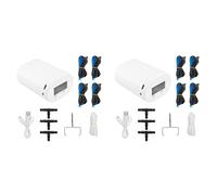 Kznifmk 2X 16 Heads Automatic Plant Flower Watering Pump Accsesories Plants Sprinkler Drip Irrigation Device Water System Kit