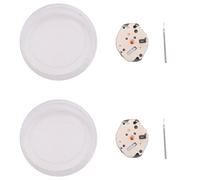 Kznifmk 2X AL35 Watch Movement with Movement Handle A35 Non-Calendar Three-Needle High- Quartz Watch Movement