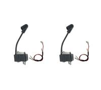 Kznifmk 2X Ignition Coil Module Magento Wire Set Fit for 135 140 135E 140E Chainsaw Replacement Spare Parts