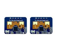 Kznifmk 2X LD2410C 24G Radar Human Presence Sensor FMCW Radar Millimeter Wave Motion Detection Module DC5V