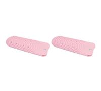 Kznifmk 2X Pink Hair Straightener Pouch,Heat Mat Holder for Flat Iron Curling Iron Hot Hair Tools
