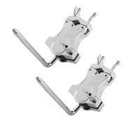 Kznifmk 2X Single Drum Clip Holder Drum Arm Mount Stand Support Mount Stand Drum Parts Clip