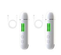 Kznifmk 2X Skin Water Cheek Elastic Skin Age Test Meter Face Skin Moisture&Oil Content Skin Analyzer Fluorescent Agent Detector