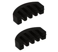 Kznifmk 2X Violin Practice Heavy Black Rubber Violin Mute Acoustic Electric