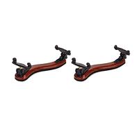 Kznifmk 2X Violin Shoulder Rest Support Professional 3/4 4/4 Adjustable Maple Wood Violin Shoulder Rest Violin Parts Accessories