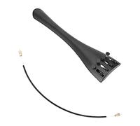 Kznifmk 3/4 And 4/4 Universal Cello Tailpiece With Tail Rope 2-Piece Aluminum Alloy Pull Plate Adjustable Musical Instrument Spare Parts Parts