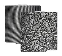 Kznifmk 3D Printer PEO PET Build Plate for Bambu-Lab X1/X1C/X1E/P1P/P1S/A1 3D Printer,PEO+Carbon Fiber PET Surface257x257mm