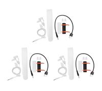 Kznifmk 3X 4GB USB MP3 Player Waterproof Swimming Diving Surfing Black Headset FM Radio