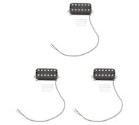 Kznifmk 3X Electric Guitar Humbucker Pickups Neck Alnico V Pickup Black