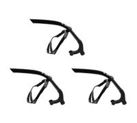 Kznifmk 3X Silicone Swimming Front Breathing Tube Diving Training Adults Snorkel Diving Tube,Black