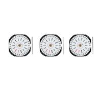 Kznifmk 3X Watch Accessories VX33E Movement VX33 Three Pin Double Calendar Window Quartz Movement Without Batteries