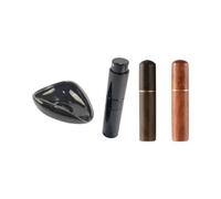 Kznifmk 4-Piece Coffee Dispensing Tool Set, Including 1 Coffee Bean Measuring Pan Scale, 1 Mini Bottle, 2 Powder Needles