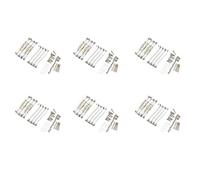 Kznifmk 48x Metal Chassis Pull Rods Link Suspension Tie Rod for MN D90 D91 D96 D99 D99S MN90 MN99S 1/12,Silver