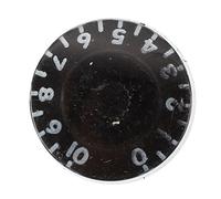 Kznifmk 4pcs Speed Control Knobs Black for Replacement Electric Guitar Parts