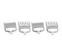 Kznifmk 4x for Hair Clipper Guide Comb Set Standard Guards Attach Trimmer Style Parts 1.5mm+4.5 mm