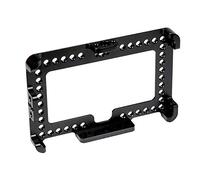 Kznifmk 5.5 Inch Monitor Cage for F6 Plus Monitor Protective Cage Frame with Rail Threading Holes