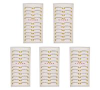 Kznifmk 50 Pairs Makeup Natural Lower Bottom Black False Eyelashes Clear Band