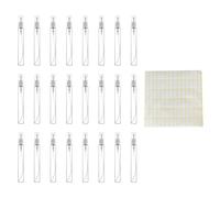 Kznifmk 50Pcs 10ML Bottle Small Cosmetic Packing Atomizer Perfume Bottles Atomizing Liquid Container for Travel