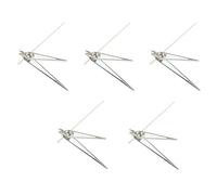 Kznifmk 5X Watch Hands Silver Hands Watch Green Super Suitable for NH35, NH36 Movement B