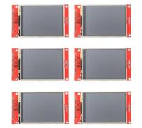 Kznifmk 6pcs 2.8 Inch 240X320 SPI TFT LCD Display Module SPI Serial Port 51 Drive ILI9341V LCD Serial Port Module STM32