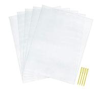 Kznifmk 7 Count Plastic Canvas Sheets, 10.2x13.2 Inch Plastic Mesh, Eye Mesh for Embroidery, Acrylic Yarn Crafting, Knit, 5PCS
