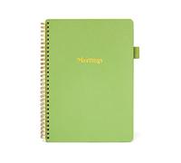 Kznifmk Agendas Planner Meeting Record Book Business Meeting Office Notebook Student Meeting Notebook Green