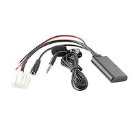 Kznifmk Car Bluetooth 5.0 Aux Cable Microphone Handsfree Mobile Phone Free Calling Adapter for 2 3 5 6 MX5 RX8 CX7