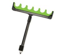 Kznifmk Carp Fishing Bank Sticks Alloy Rod Sea Pole Support Fishing Accessories Carp Fishing Rod Pod Fishing Rod Stand 6 Holes