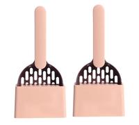 Kznifmk Cat Litter Scoop Cat Litter Scoop with Base Cleaning Cat Litter Box Shovel Kitten Toilet Cleaning Tools Pet Supplies D