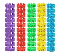 Kznifmk Chicken Thigh Ring Clip Numbered Leg Band Tags Chickens Ducks Leg Rings Clip Poultry Foot Rings