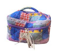 Kznifmk Cosmetic Bags for Women Cute Floral Makeup Bag Organizer Storage Make Up Bag Travel Toiletry Bags Handbags Purses,B