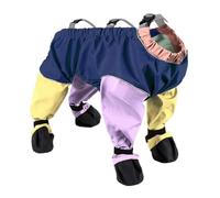 Kznifmk Dog Shoes Leggings Dirty-Proof Suspender Boot Waterproof Dog Anti-Slip Pet Paws Protector for Outdoor Walking S