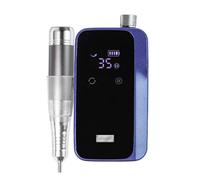 Kznifmk Electric Nail Drill Machine Professional Nail Drills for Gel Nails Polish Rechargeable Portable Nail File Manicure Tool