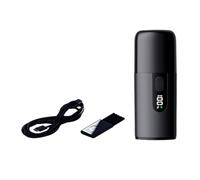 Kznifmk Electric Nose Hair Trimmer Mens Nose Clipper for Both Men and Women with LCD Display Dual Edge Blade USB Rechargeable Trimmer Nose Clippers