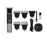 Kznifmk Electric Trimmer for Men'S Groin Hair Versatile Body Groomer Digital Display Waterproof Hair Trimmer