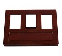 Kznifmk Foldable Wood Reading Frame Tablet Stand Portable Bookshelf Cookbook Holder Music Folder Wooden Laptop Tablet Stand Holders