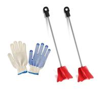 Kznifmk Helix Resin Mixer Red & Silver Paint Mixer for Drill, Fast-Mixing & Strong Drill Attachment Work