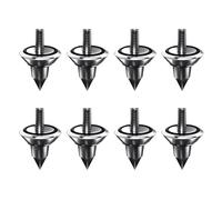 Kznifmk HIFI Audio Speaker Amplifier Shock Absorbing Foot Cone Feet Base Nail Isolation Spikes Stand Pad,8PCS M8 Foot Nail