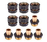 Kznifmk Hose Quick Connector, 5 Sets of 10 Pieces Garden Hose Connector Quick Connector Connector for Men and Women Connector